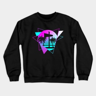 Cross and Palms Crewneck Sweatshirt